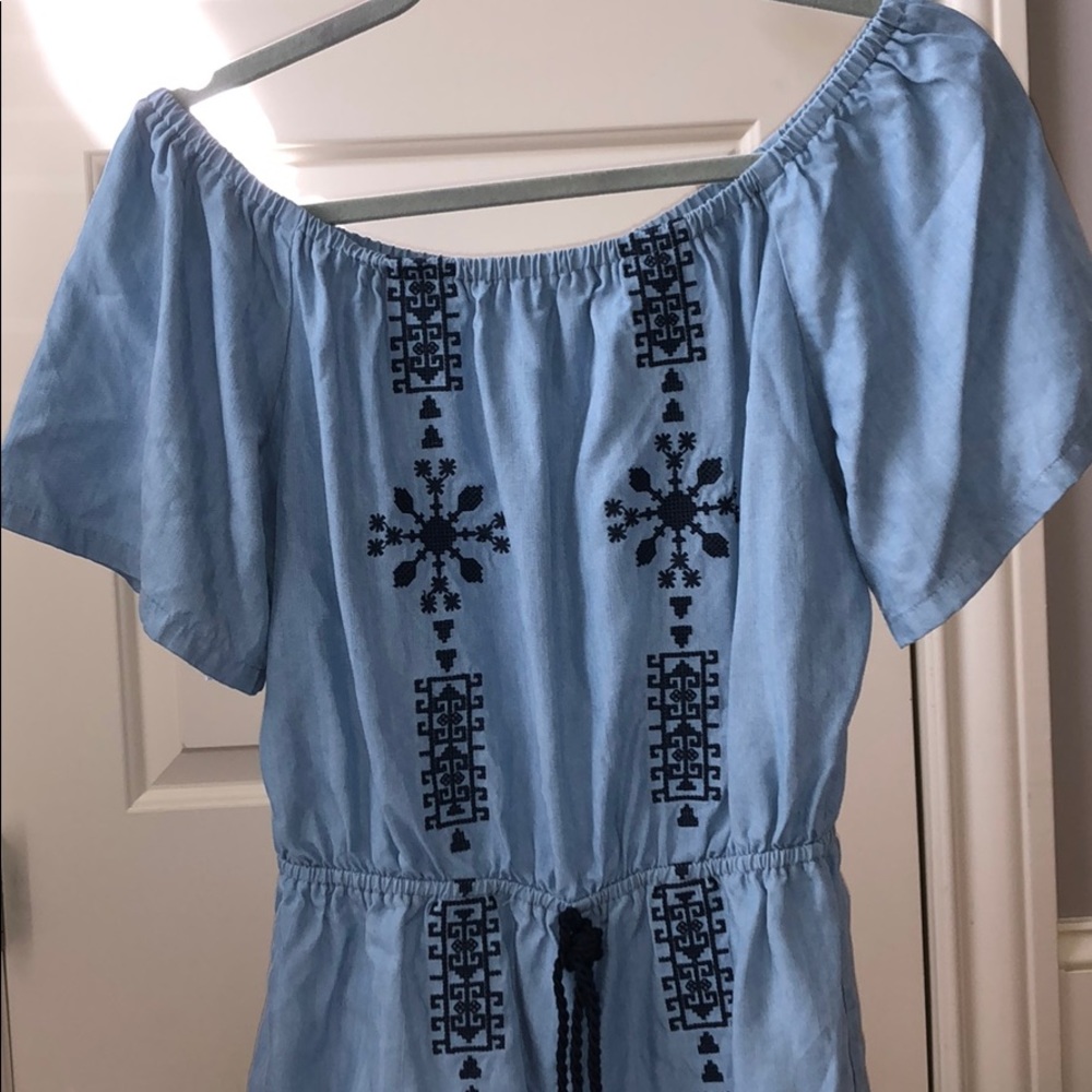 Blue romper
